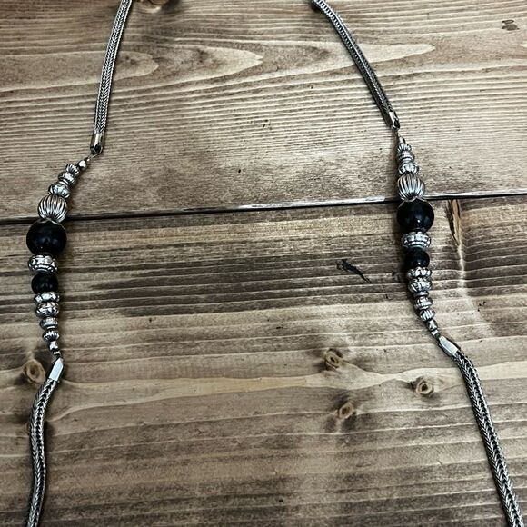 Handmade clutch from India snake print chain strap beaded boho - Picture 8 of 9